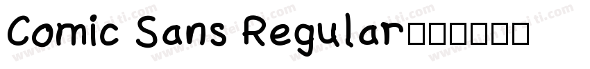 Comic Sans Regular字体转换